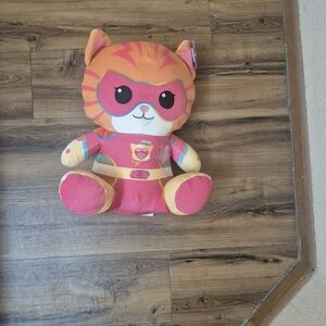 Disney's Super Kitties Weighted Ginny Plush - Orange and Pink